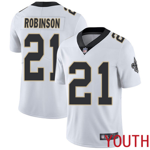 New Orleans Saints Limited White Youth Patrick Robinson Road Jersey NFL Football #21 Vapor Untouchable Jersey->youth nfl jersey->Youth Jersey